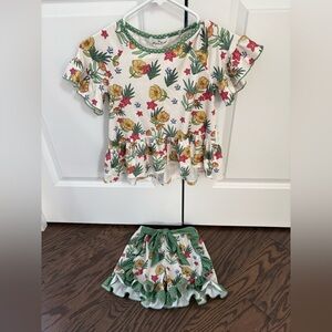 Tropical Kids Shirt & Shorts Set